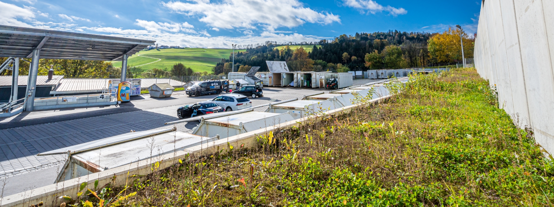 Bannerbild, Der Recyclinghof Außernzell von Außen